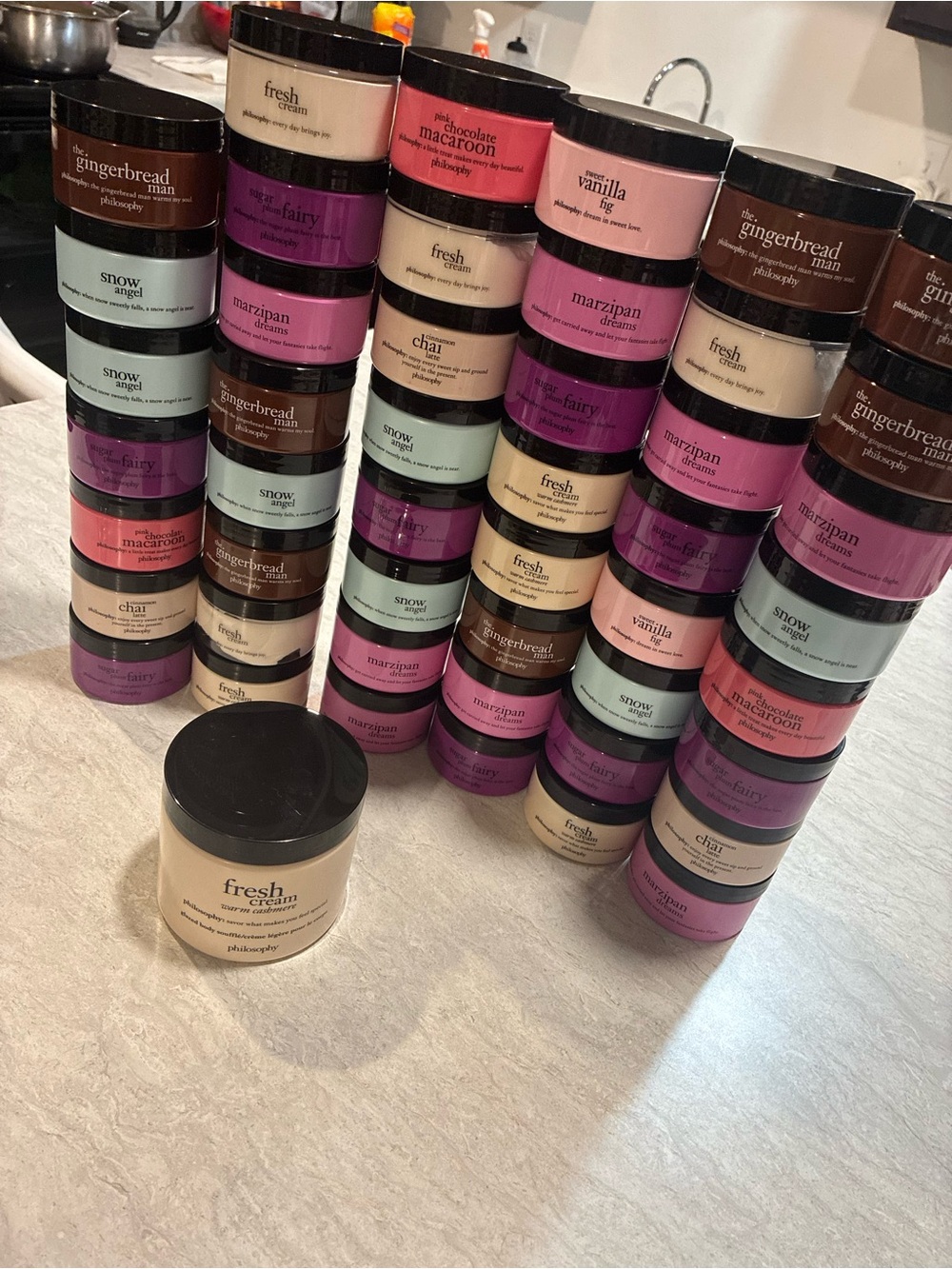 Philosophy Highlighter Jars in Pink, Purple, Cream, Brown, Mint